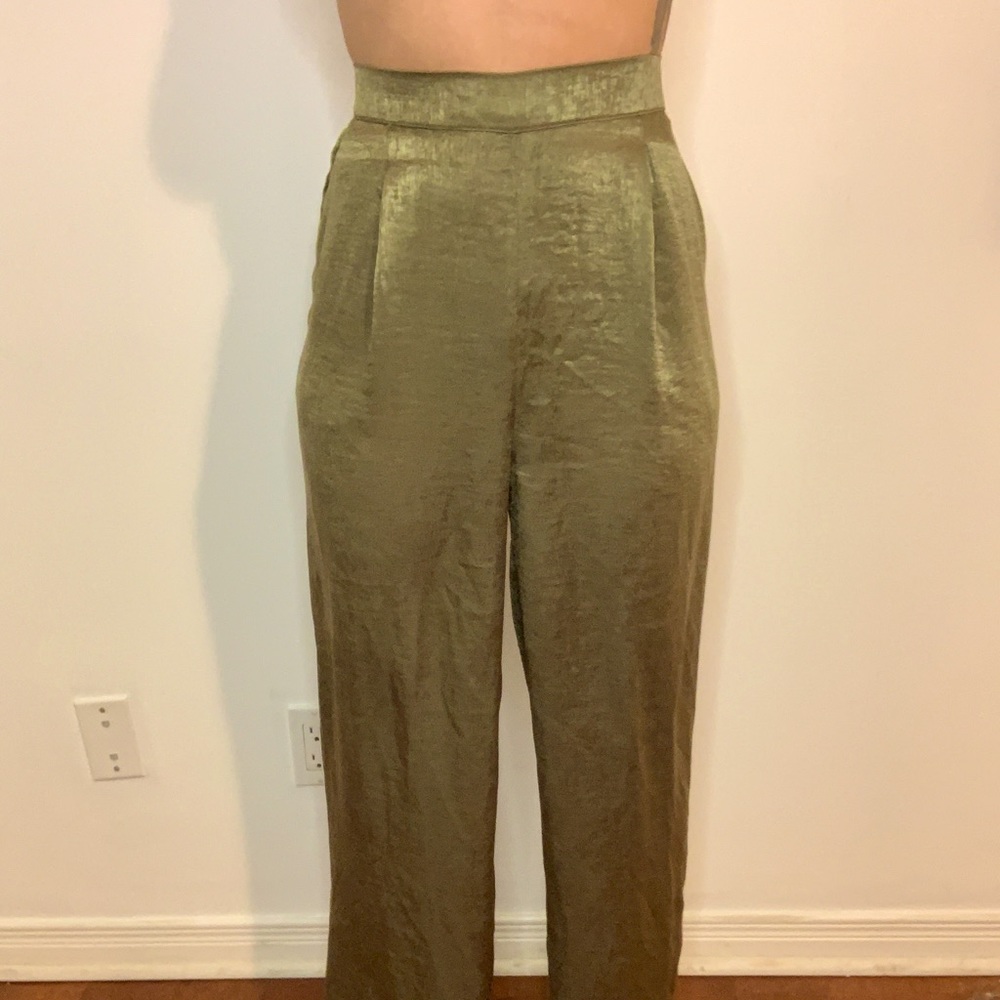 Green Flowy Pants